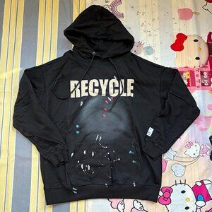 Gallery Dept. Black Splatter Hoodie